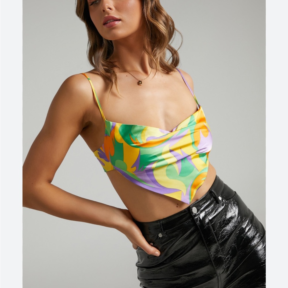Danielle Bernstein weworewhat cowl saved by the bell top